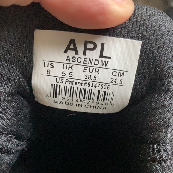 Lululemon x APL TechLoom Ascend Shoe Reflective Black/All Reflective Exclusive 8 - Picture 8 of 8